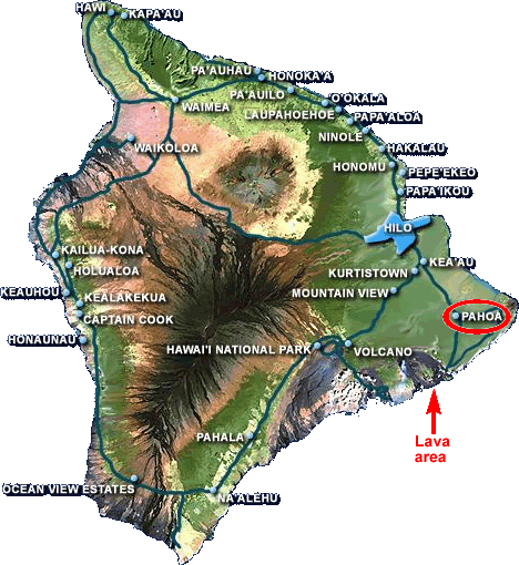 Big Island from space